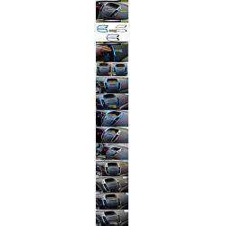 莫名其妙倉庫【KS073 不鏽鋼前出風口亮框】三色可選 霧銀 鈦藍 鈦黑 裝飾貼片 2013 Ford KUGA