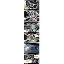 莫名其妙倉庫【DL062 不鏽鋼輪蓋標】輪中心蓋 金屬質感 運動風格 三色可選 New MONDEO MK5