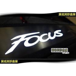 莫名其妙倉庫【FS004A 獨家白光LED迎賓踏板】福特Ford 12~13 Focus MK3 4...