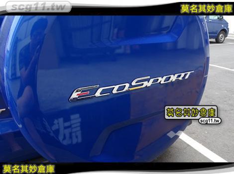 莫名其妙倉庫【EL043 完美版備胎蓋字貼】2013 Ford 福特 New ECOSPORT 外觀件