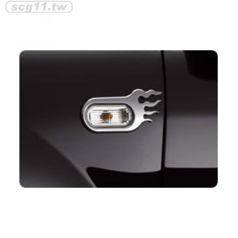 莫名其妙倉庫【2P013 火焰側燈框】原廠 福特Ford Focus 4D 5D 四門五門 TDCi 鍍鉻側燈框 鍍鉻邊燈