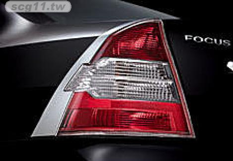 莫名其妙倉庫【2L002 MK2 4D尾燈框】福特 Ford Focus 05~12 四門 鍍鉻後燈框 亮框 TDCi 可用