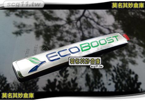 莫名其妙倉庫【ML018 Ecoboost飾標】原廠配件 福特 Ford All New Mondeo Ecoboost 後行李箱 銘牌 飾標 頂級運動旗艦