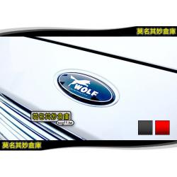 莫名其妙倉庫【CL025 Wolf狼標車標】福特 Ford Focus MK3.5 水晶表面 鋁板 ...