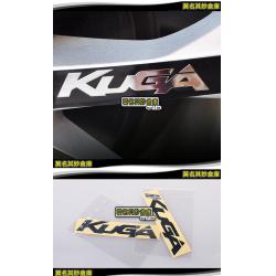 莫名其妙倉庫【KL051 創意字標貼】Ford 福特 The All New KUGA 隨意貼 照後鏡貼 輪蓋貼