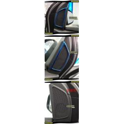 莫名其妙倉庫【CS079 高音喇叭亮片(藍)】新款 內裝 不鏽鋼 裝飾貼片 鈦藍款 Focus MK3.5
