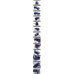 莫名其妙倉庫【5G058 Kuga 藍色模型車】17-19年 Kuga 1:18 勁黑運動版 極光藍 金屬模型
