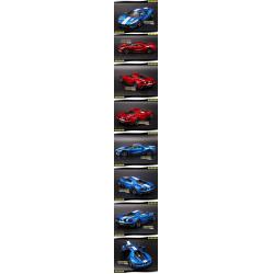 莫名其妙倉庫【GS126 Ford GT模型車】1:18藍色車門行李箱引擎蓋可開啟