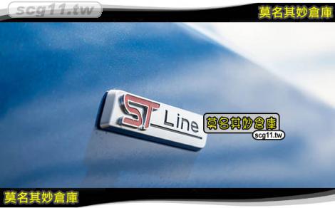 莫名其妙倉庫【4L010 ST LINE 標】19 Focus Mk4配件原廠車身飾標銘牌