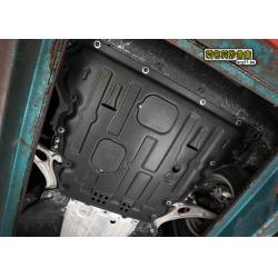 莫名其妙倉庫【HU002 塑鋼下護板】福特20 Kuga改裝配件 引擎下護板變速箱保護引擎防刮